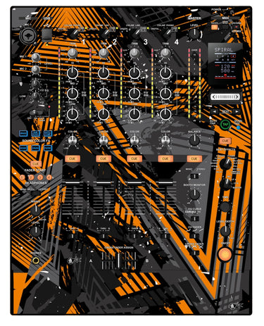 Pioneer DJ DJM 900 NEXUS Skin Ridge Orange